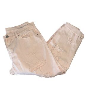 Blank NYC Boyfriend Jeans Distressed Pink Size 29
